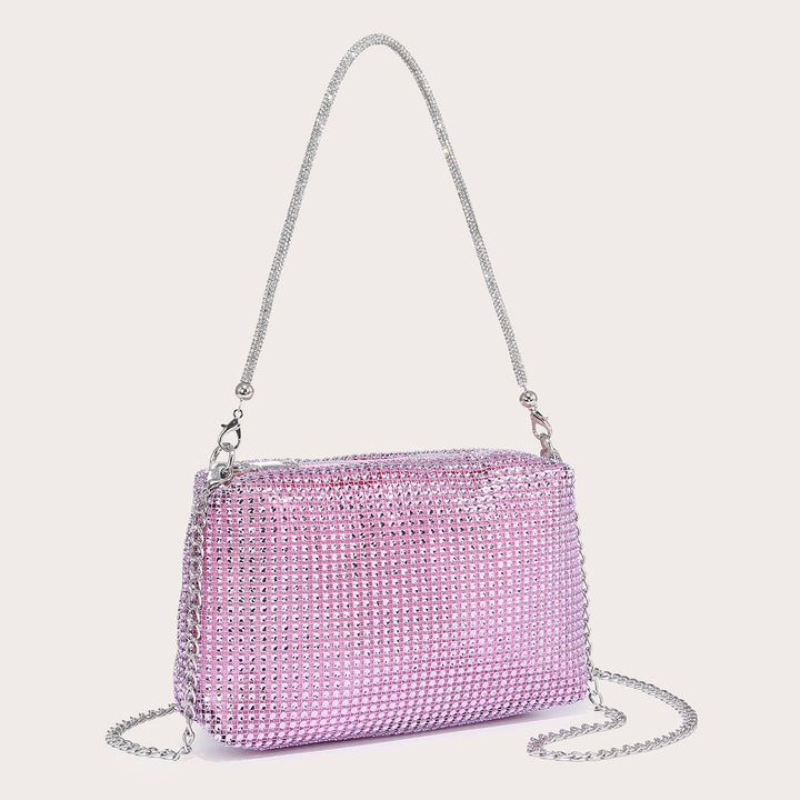 Bolsa Strass Mini Brilhante 