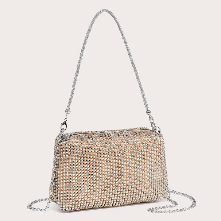 Bolsa Strass Mini Brilhante 