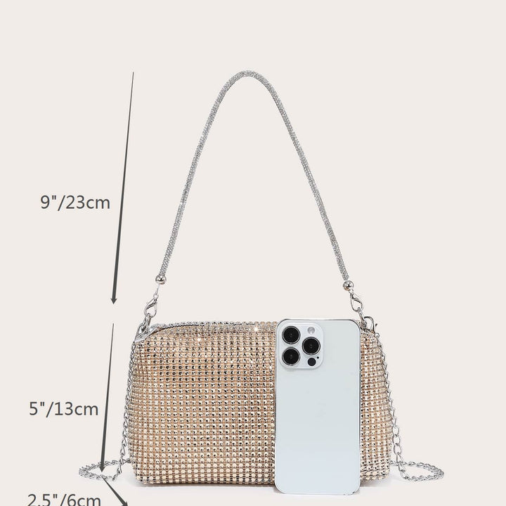 Bolsa Strass Mini Brilhante 