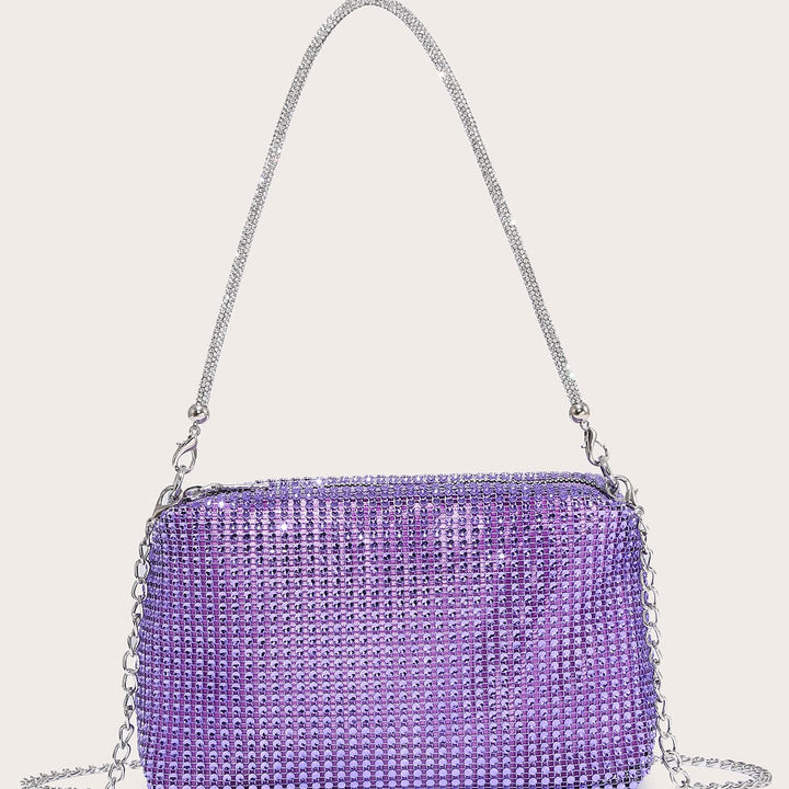 Bolsa Strass Mini Brilhante 