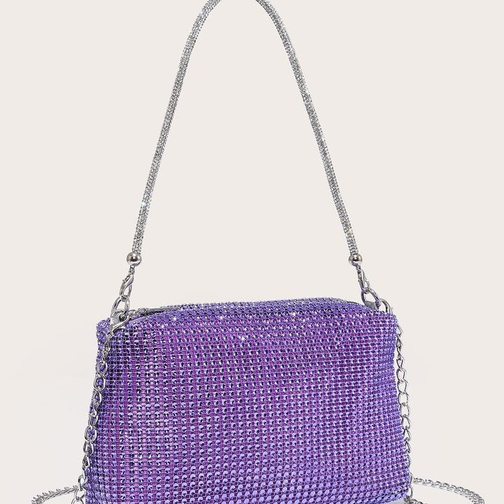 Bolsa Strass Mini Brilhante 